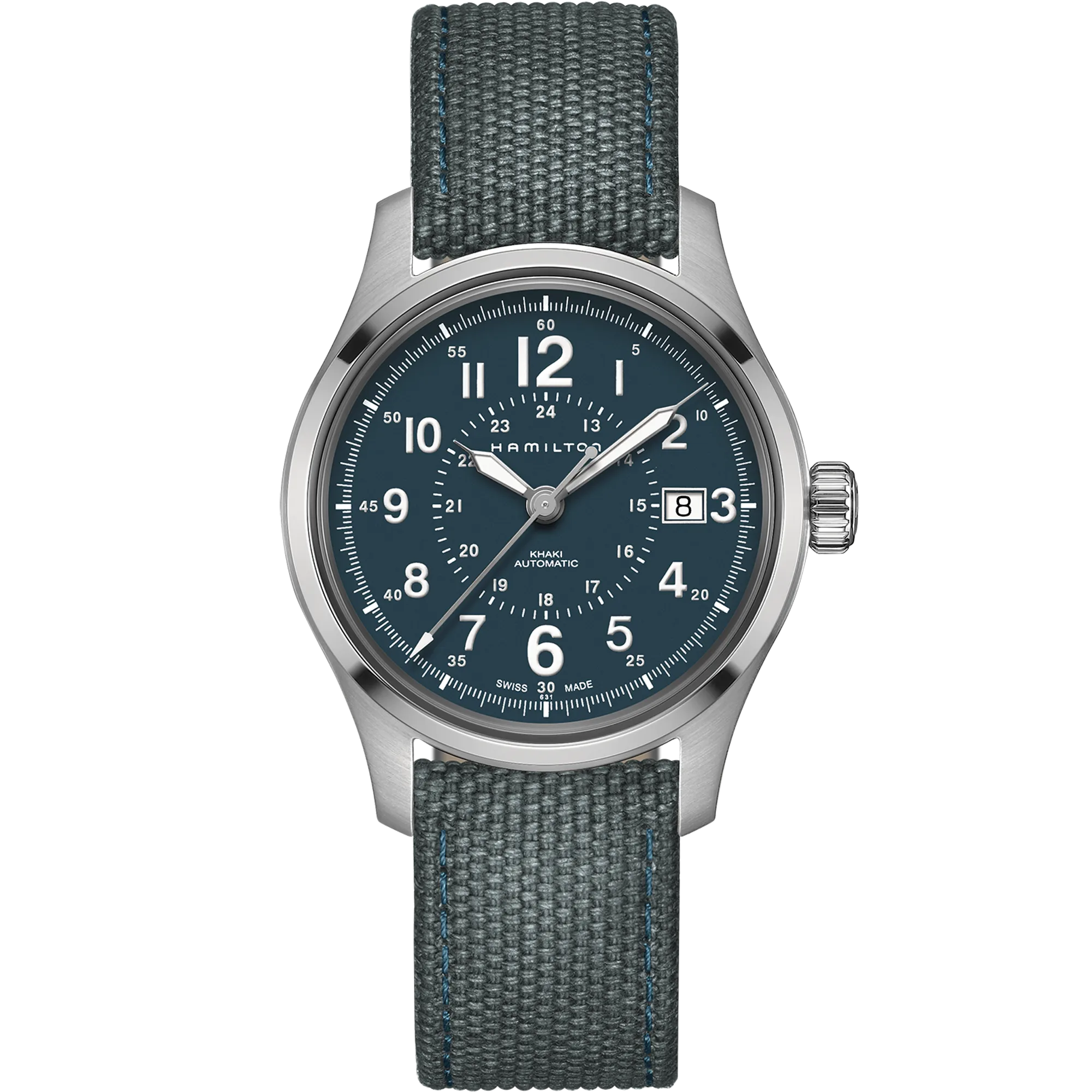 Hamilton Khaki Field Auto Otomatik Mavi H70305943 detay görseli 1