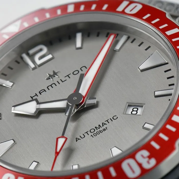 Hamilton Khaki Navy Frogman Titanium Auto Grey H77805380 detay görseli 4