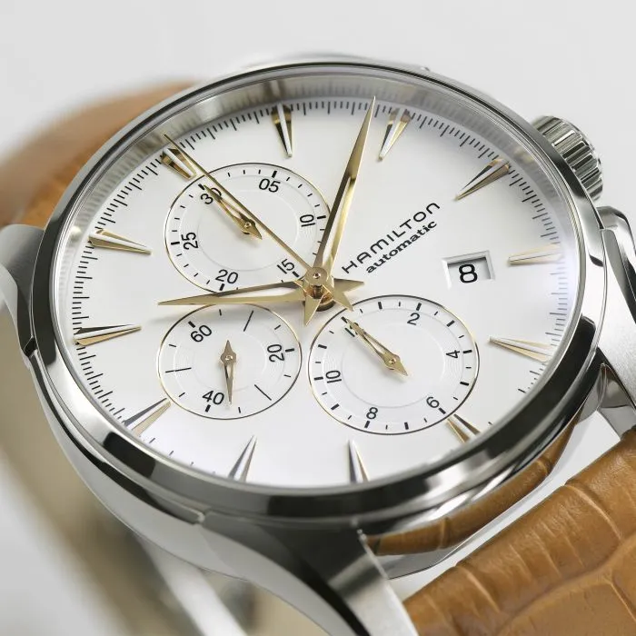 Hamilton Jazzmaster Auto Chrono Otomatik Beyaz H32586511 detay görseli 1