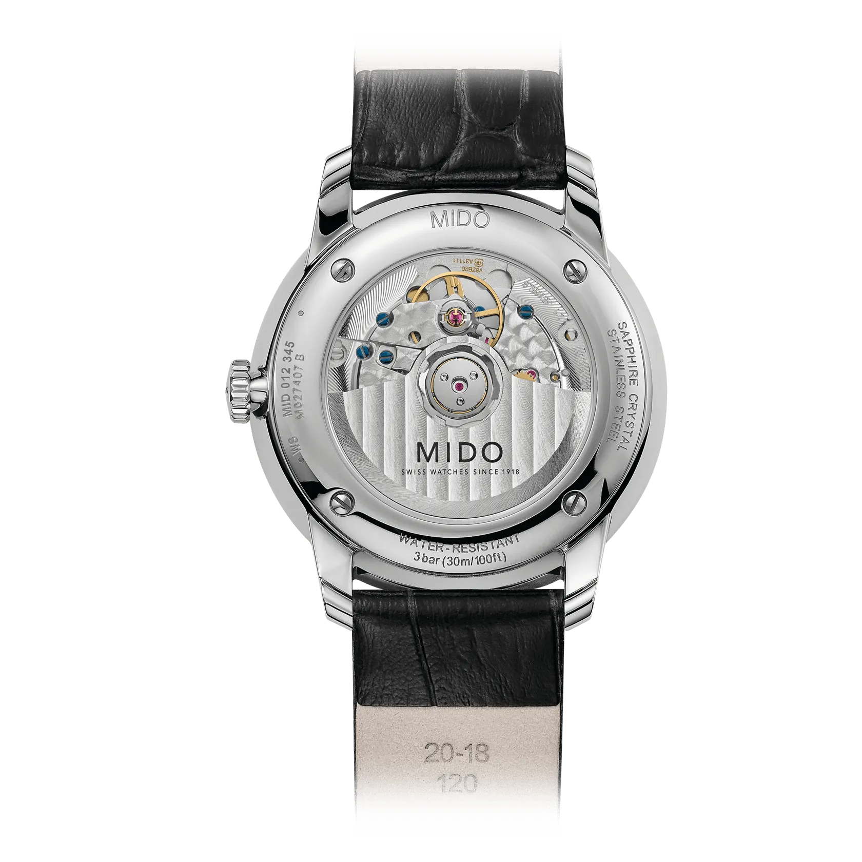 Mido Baroncelli Heritage Otomatik Beyaz M0274071601100 detay görseli 1
