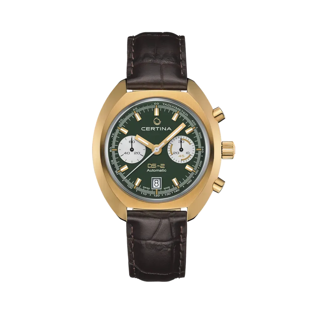 Certina DS-2 Chronograph Automatic Yeşil C0244623609100