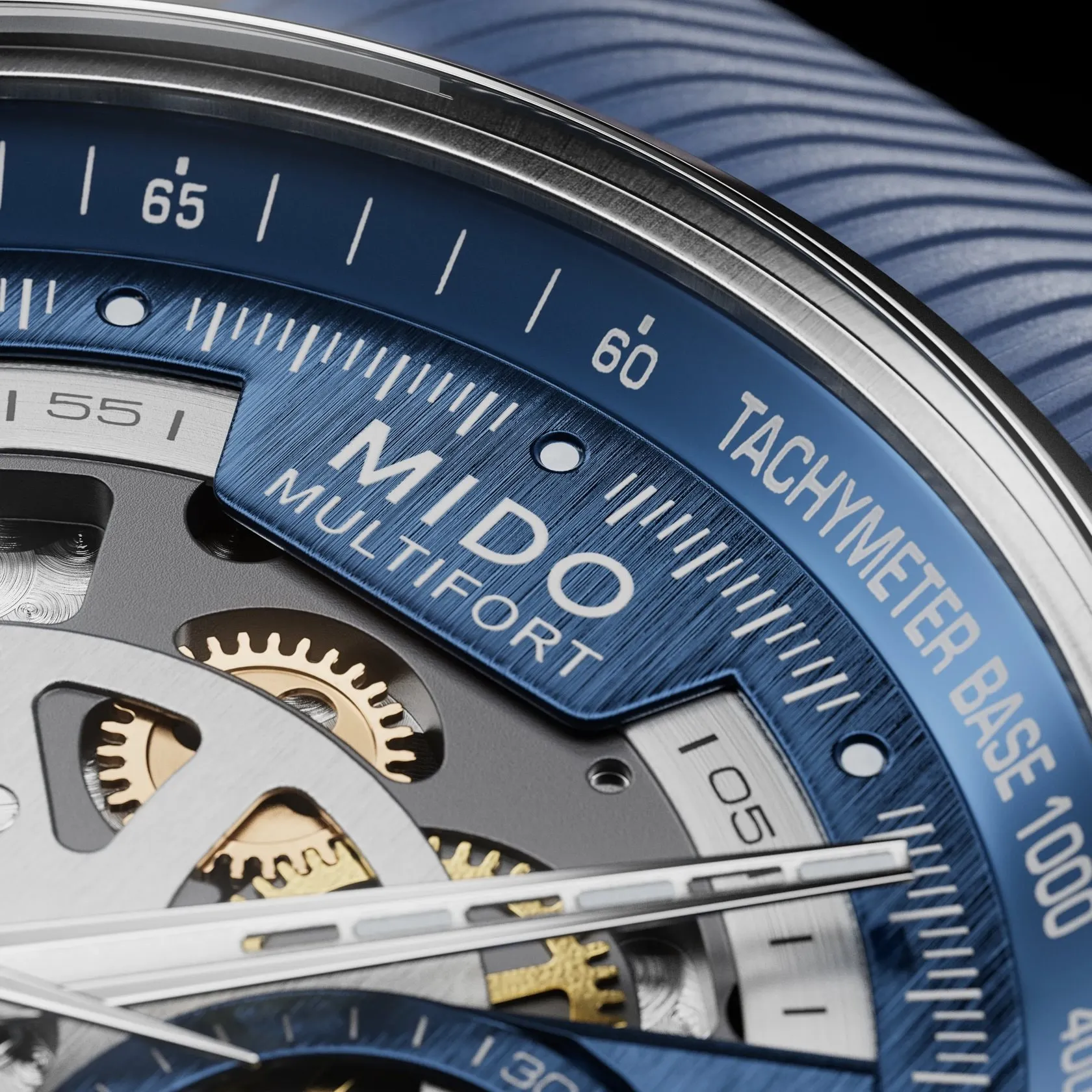 Mido Multifort Skeleton Chronograph Otomatik M0386621704000 detay görseli 5