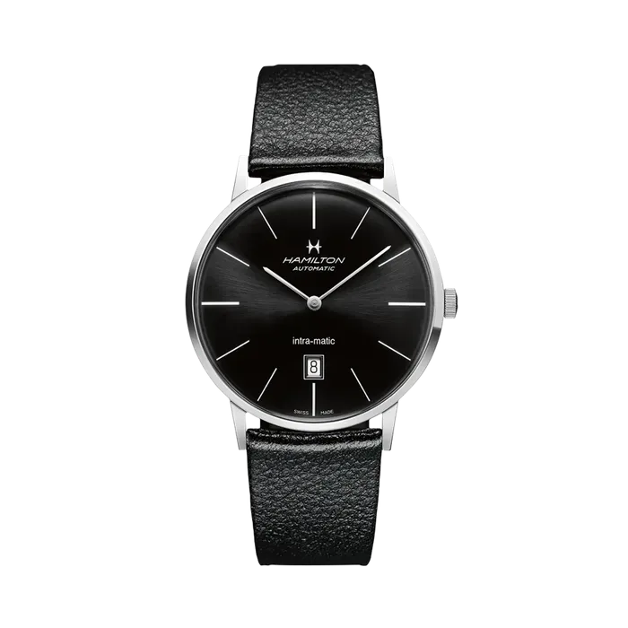 Hamilton American Classic Intra-Matic Auto Otomatik Siyah H38755731
