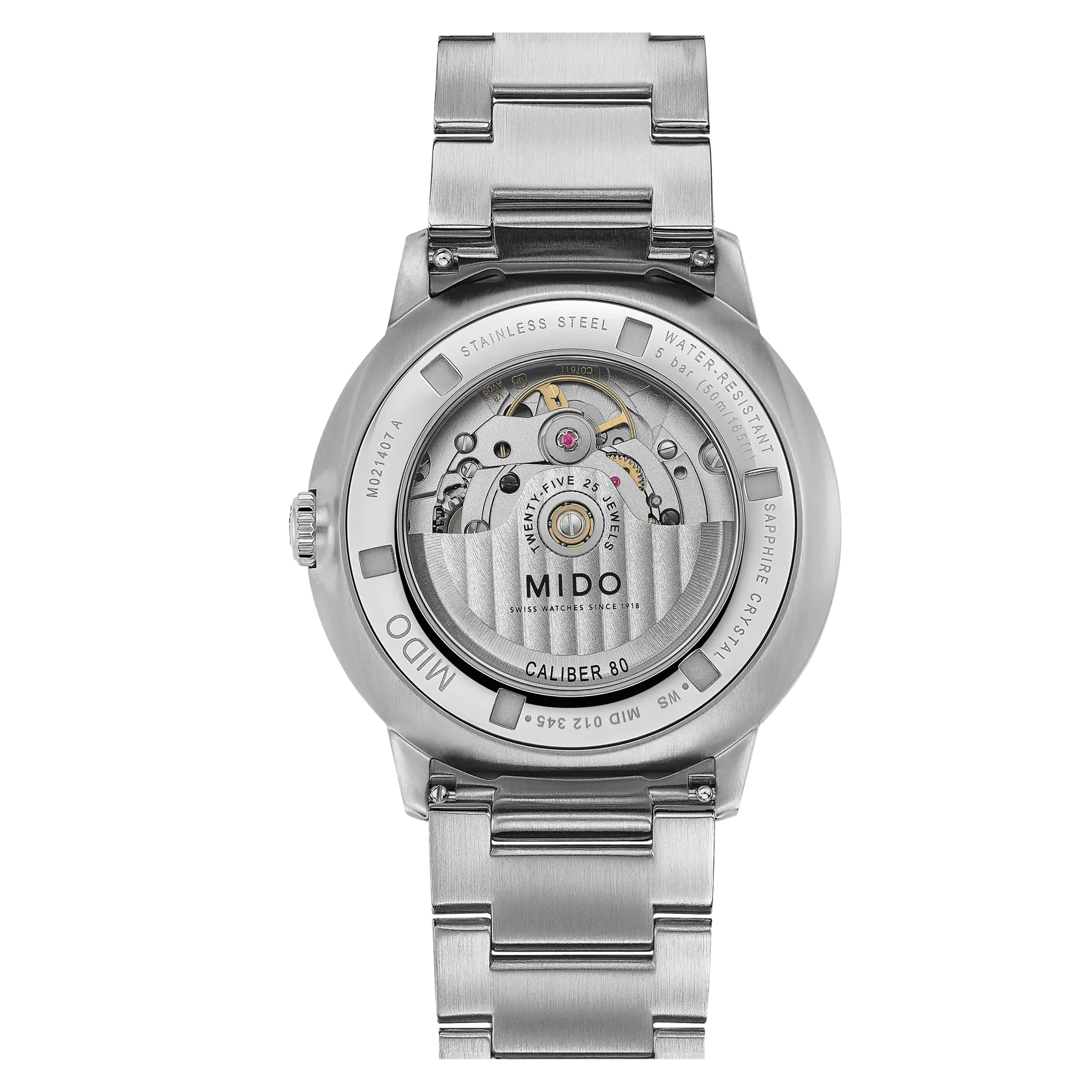 MIDO Commander Gradient Otomatik Siyah M0214072141100 detay görseli 1