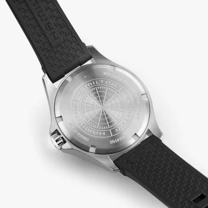 Hamilton Khaki Navy Auto 40mm Siyah Otomatik H82415330 detay görseli 4
