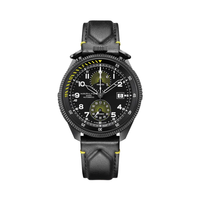 Hamilton Khaki Aviation Takeoff Auto Chrono Limited Edition Otomatik Siyah H76776733