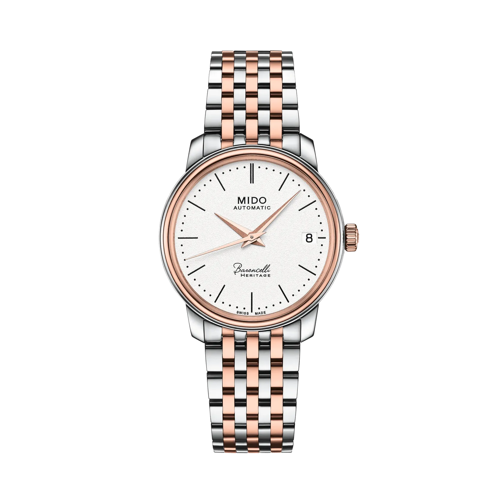 Mido Baroncelli Heritage Lady Otomatik Beyaz M0272072201000