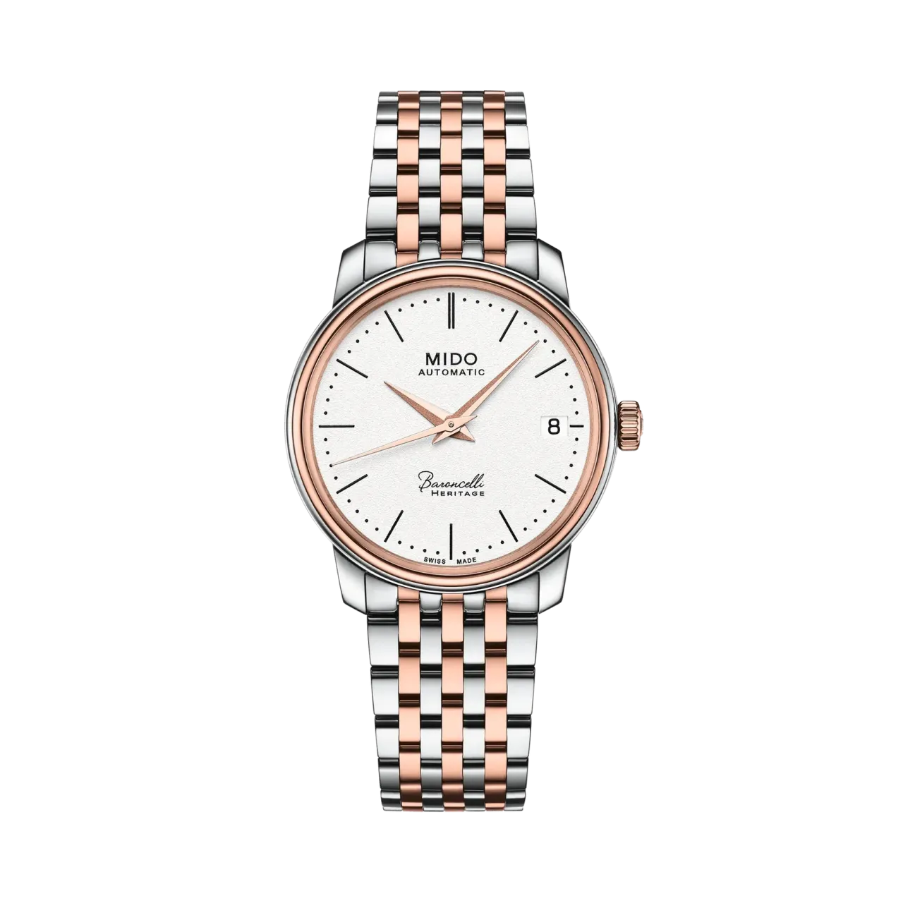 Mido Baroncelli Heritage Lady Otomatik Beyaz M0272072201000