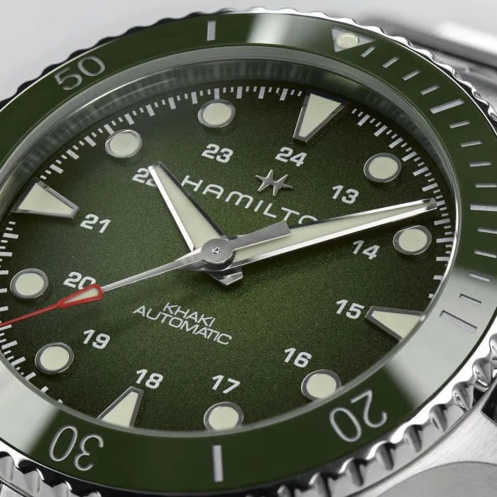 Hamilton Khaki Navy Scuba Auto Otomatik Yeşil H82525160 detay görseli 3