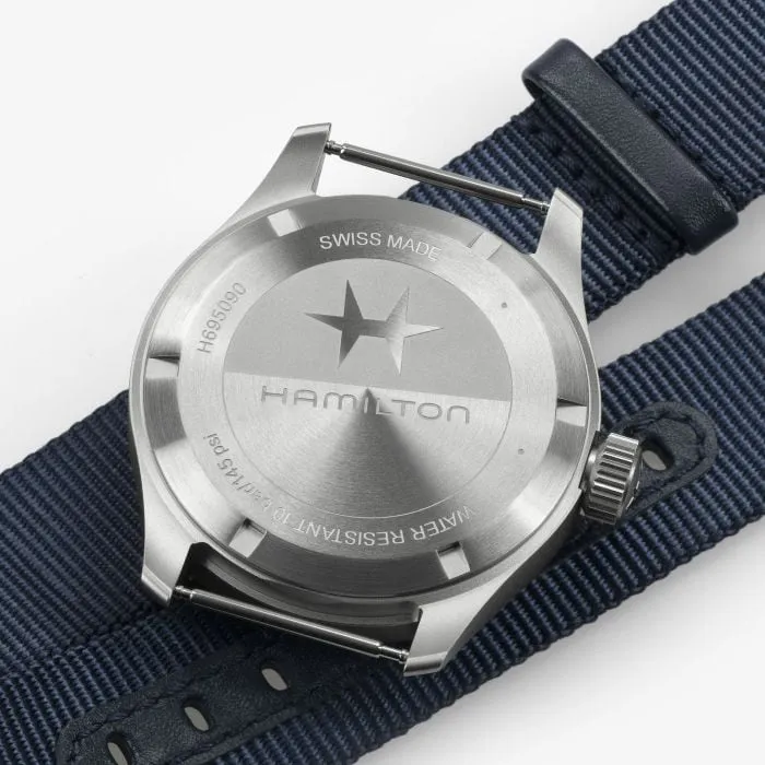 Hamilton Khaki Field Power Reserve 40mm Blue H69509940 detay görseli 5