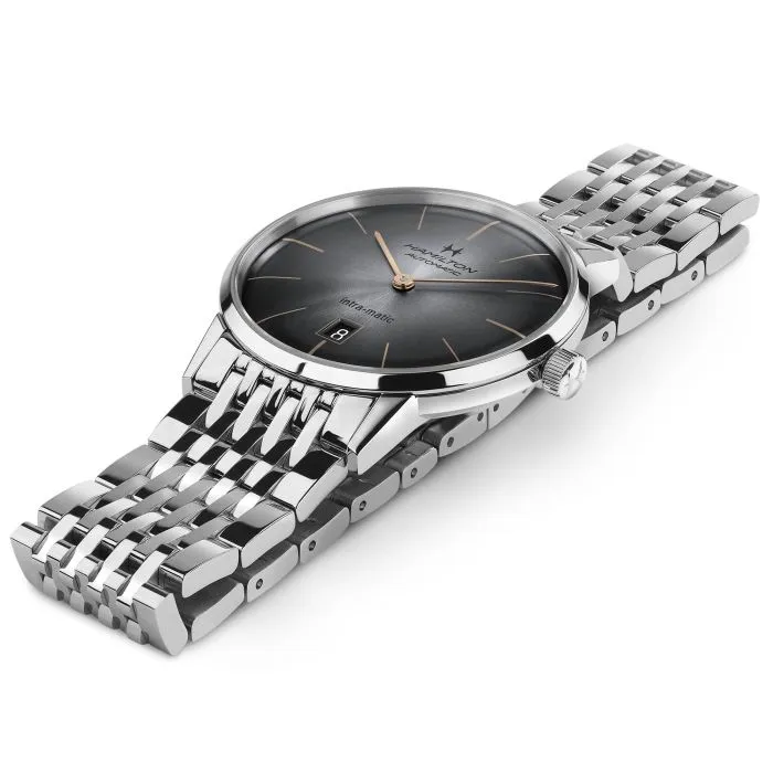 Hamilton American Classic Intra-Matic Auto Grey H38755181 detay görseli 2