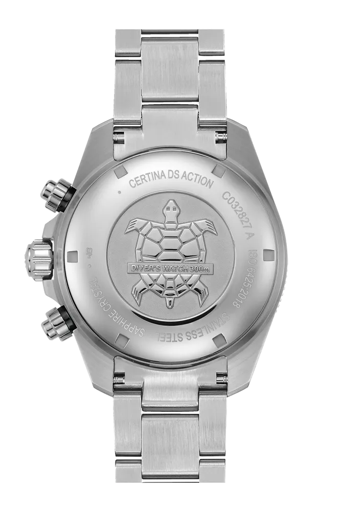 Certina DS Action Diver Chrono Otomatik Siyah C0328271105100 detay görseli 2