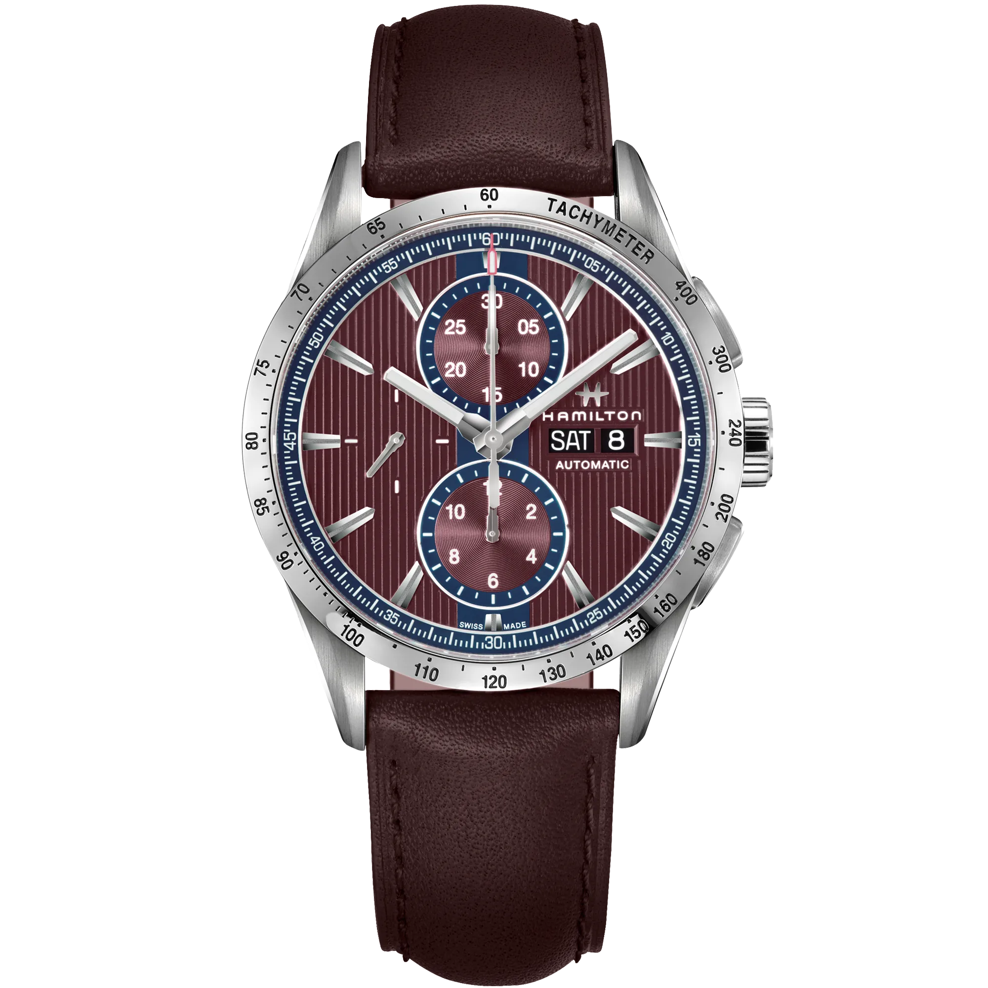 Hamilton Broadway Auto Chrono Otomatik Aubergine H43516871 detay görseli 1