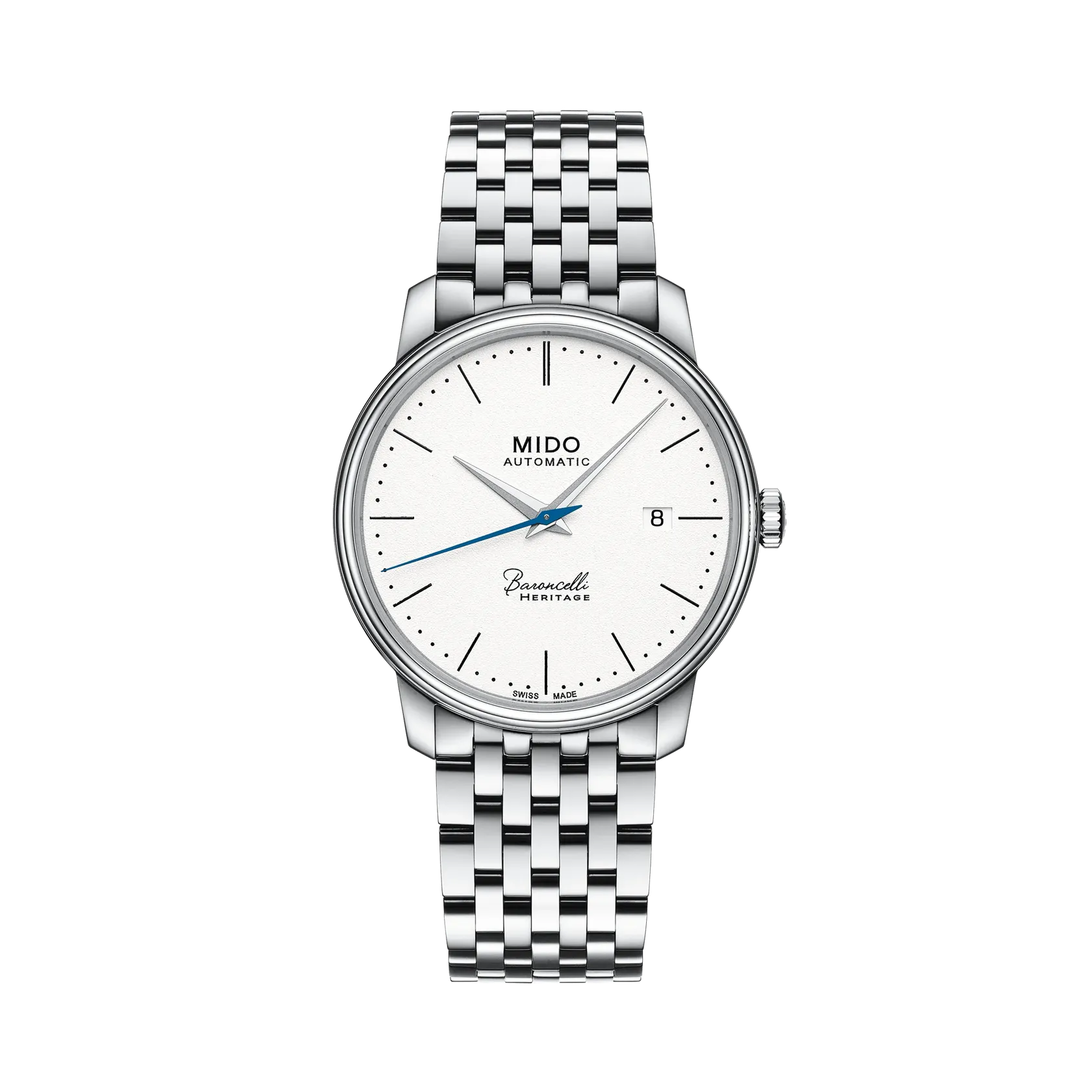 Mido Baroncelli Heritage Gent Otomatik Beyaz M0274071101000