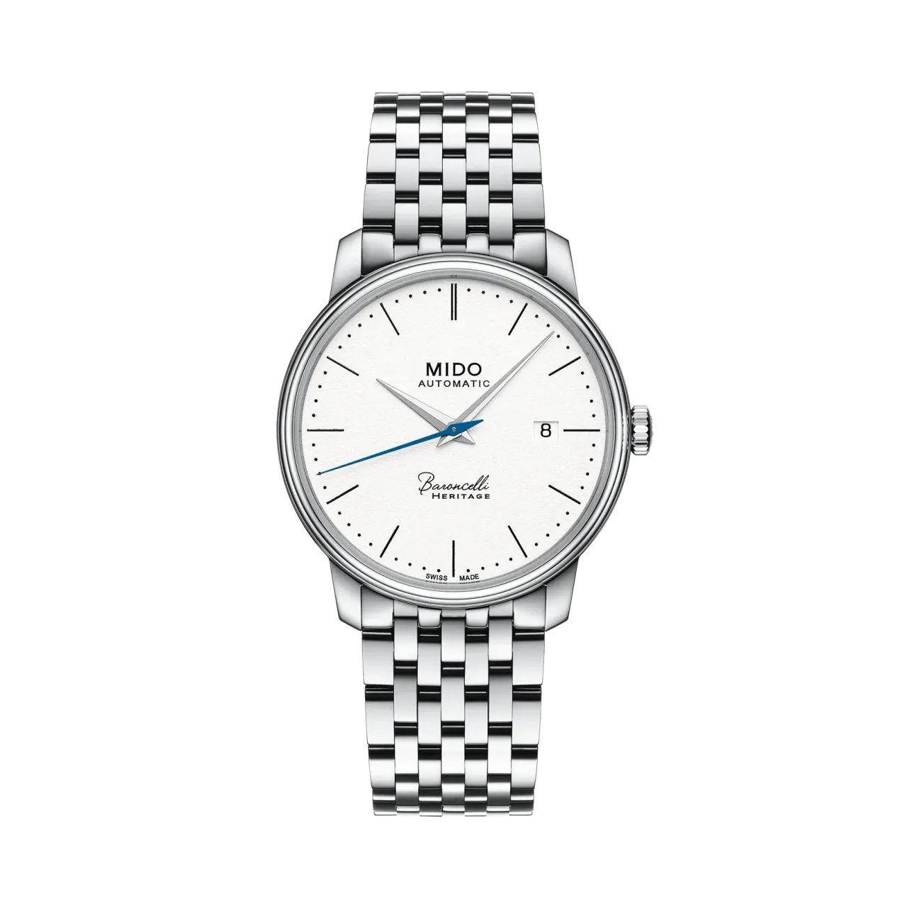 Mido Baroncelli Heritage Gent Otomatik Beyaz M0274071101000