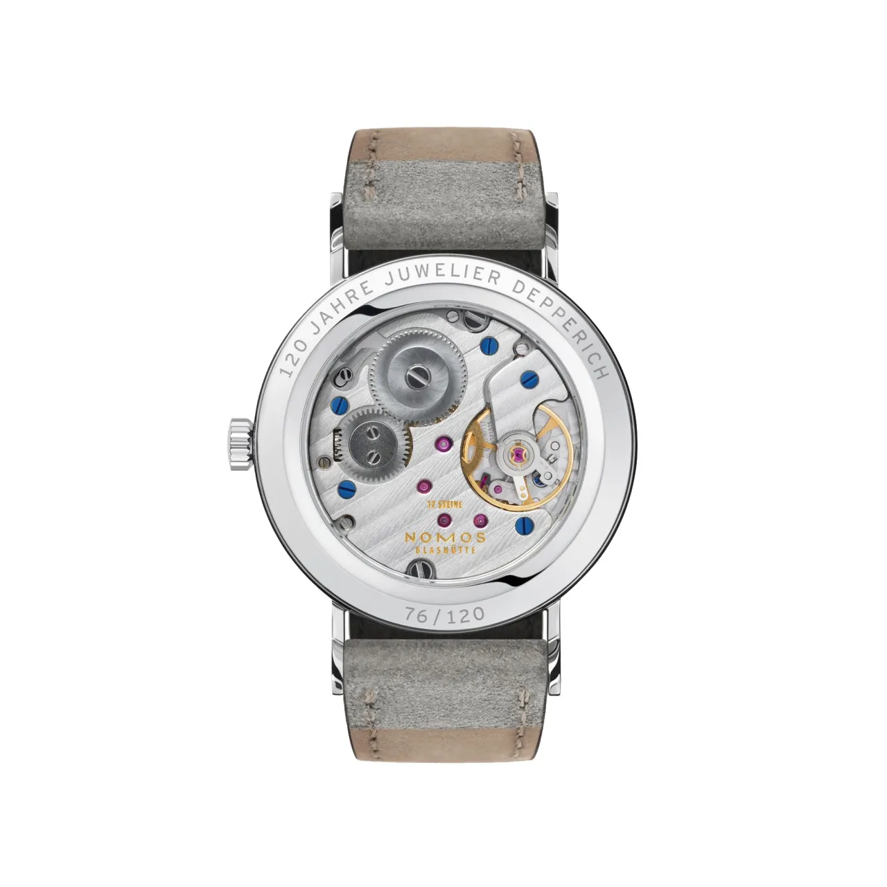 NOMOS Glashütte Tangente 33 120 Jahre Depperich 123S8 detay görseli 1