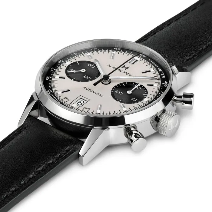 Hamilton American Classic Intra-Matic Auto Chrono Otomatik Beyaz H38416711 detay görseli 3