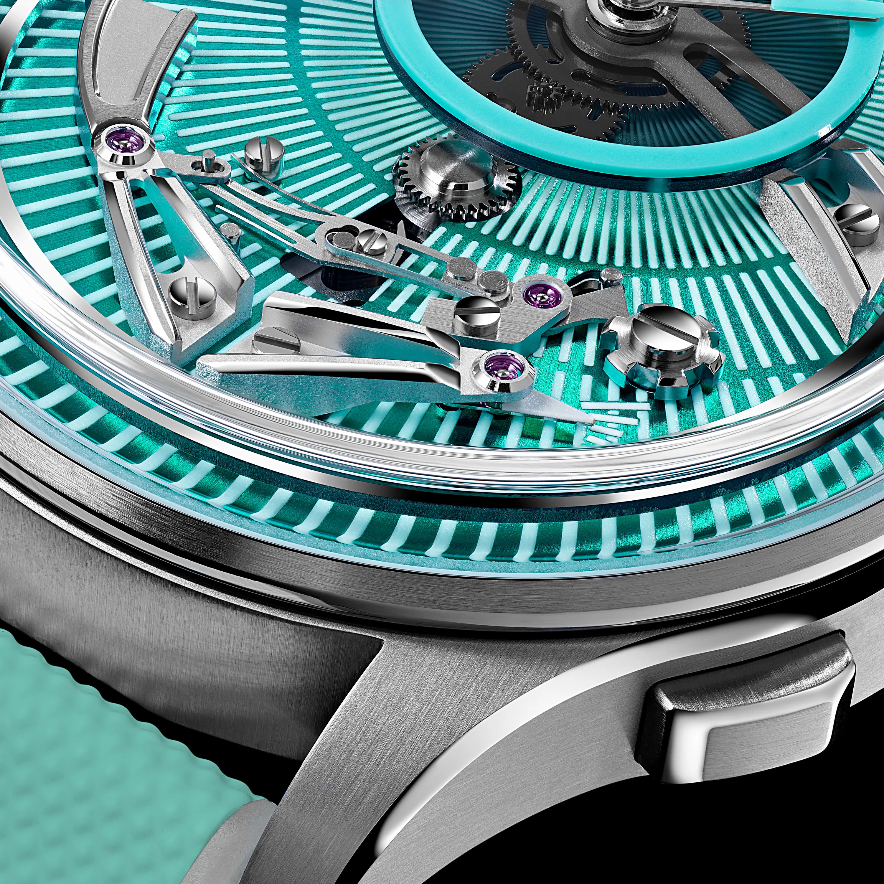 Christopher Ward C1 Bel Canto Lumière Neon Otomatik C0141APT4T00V0RV detay görseli 2