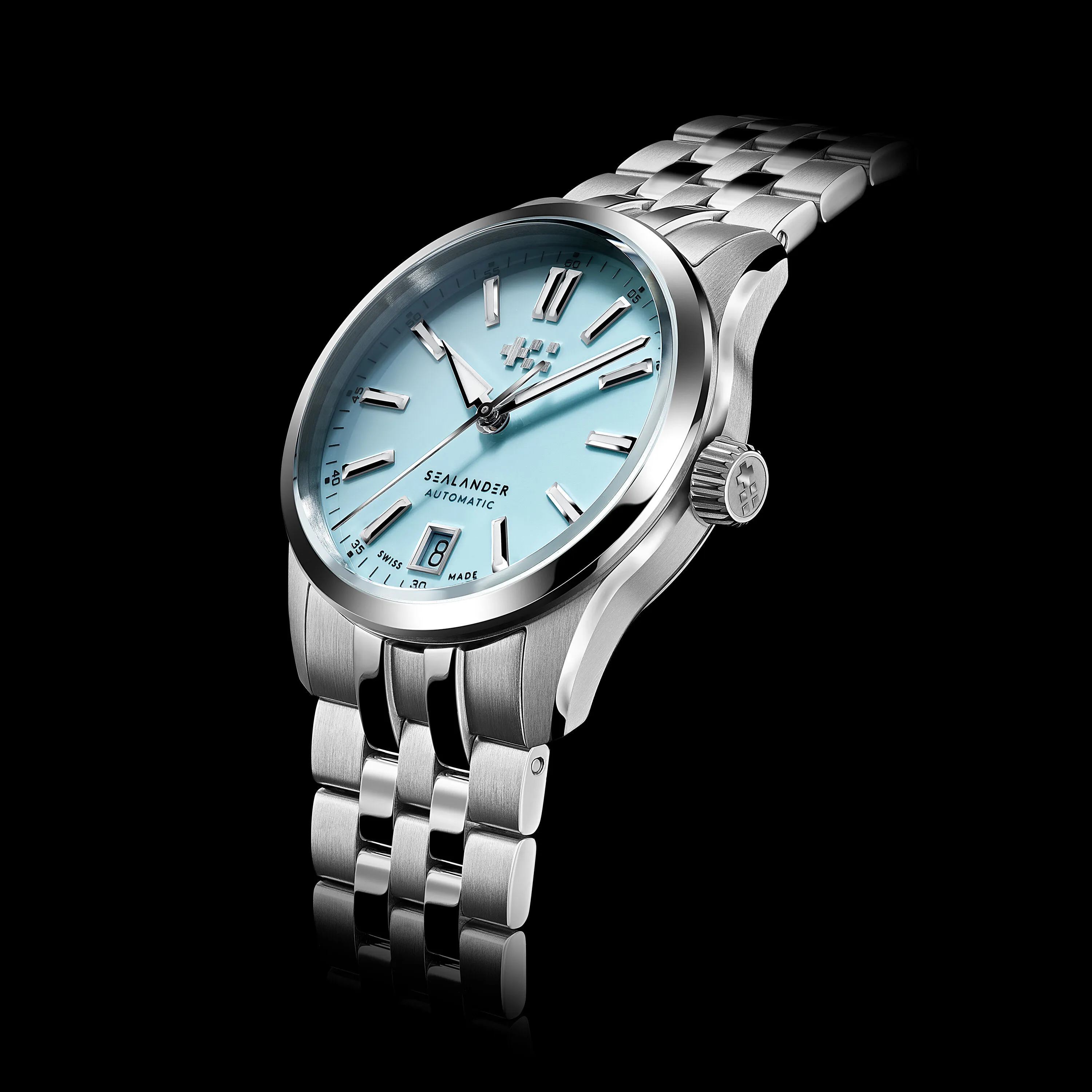 Christopher Ward C63 Sealander Automatic Sky Blue C6336ADA4S00B0B0 detay görseli 5