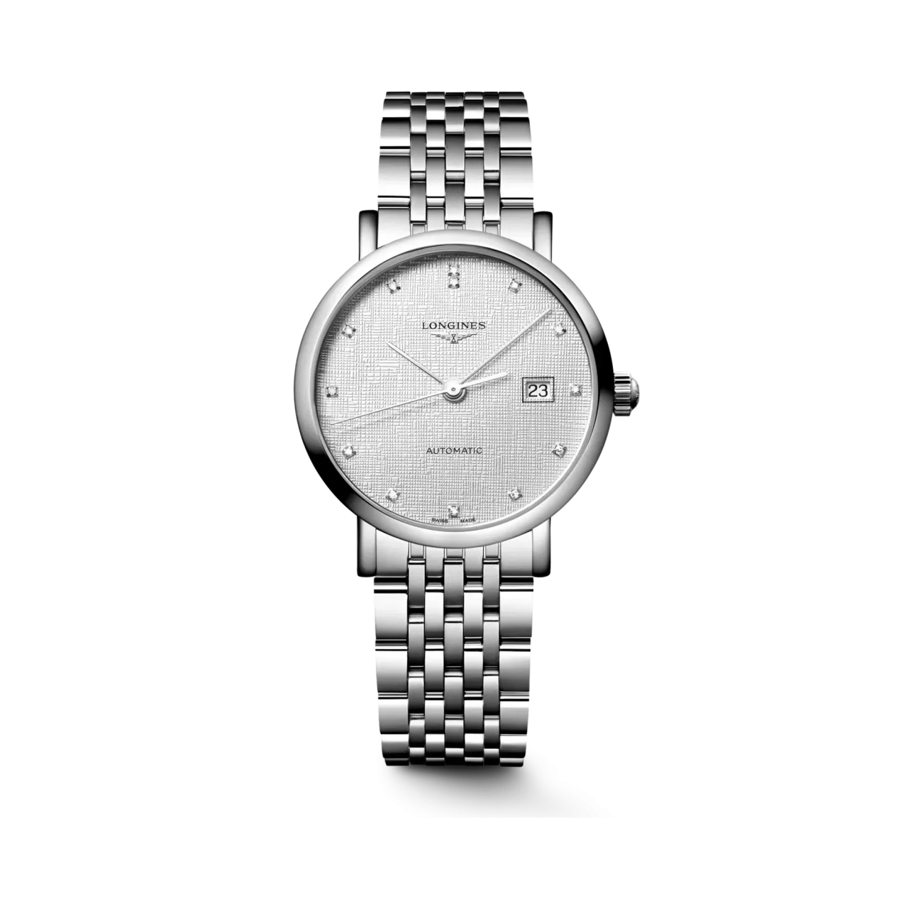 Longines Elegant Collection Otomatik Çizgili Gümüş L43104796