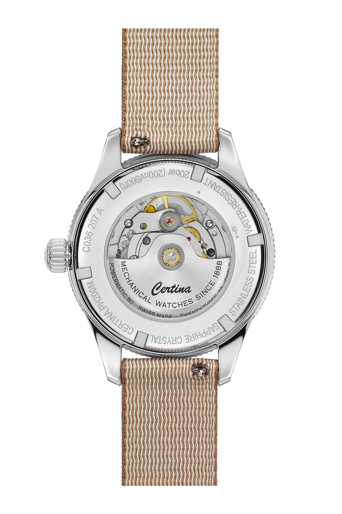 Certina DS PH200M 39mm Powermatic 80 Otomatik Mother Of Pearl C0362071811600 detay görseli 2
