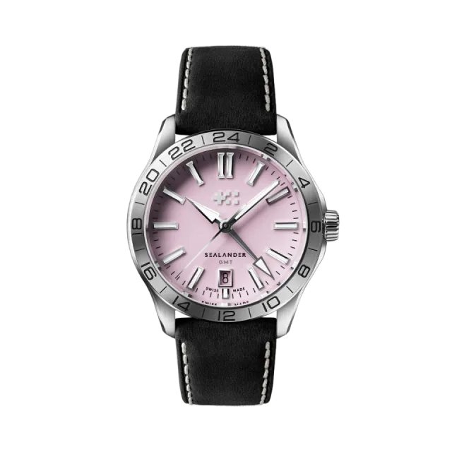 Christopher Ward C63 Sealander GMT Otomatik Pink C6339AGM4S00P0VK Görsel 1