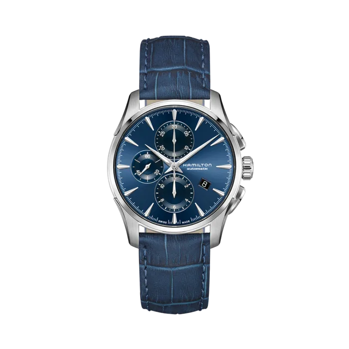 Hamilton Jazzmaster Auto Chrono Otomatik Mavi H32586641