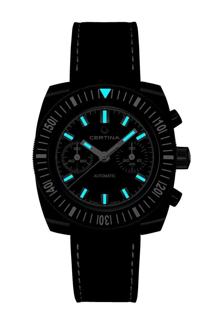 Certina DS Chronograph Automatic 1968 Blue C0404623604100 detay görseli 1