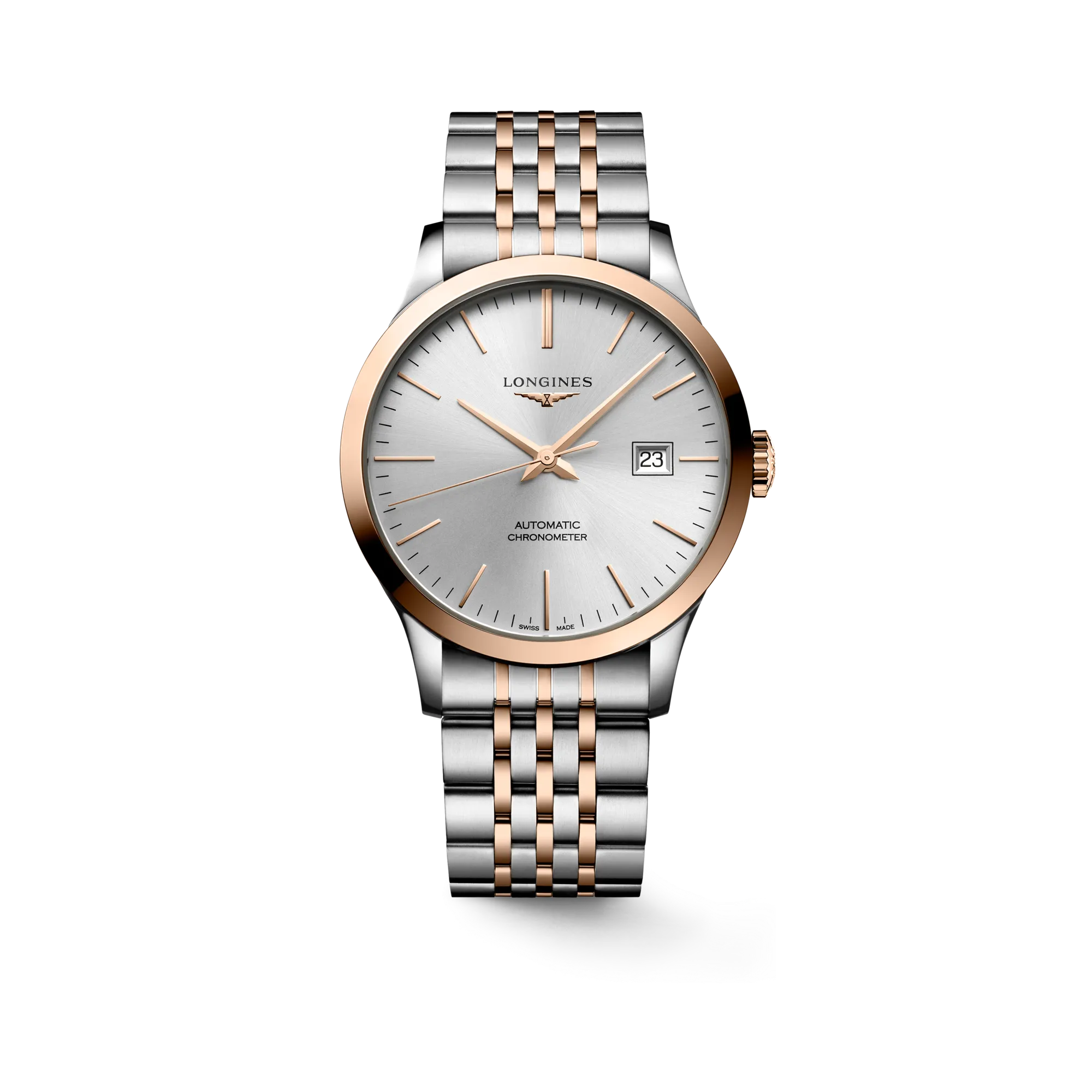Longines Record Otomatik Gümüş L28215727