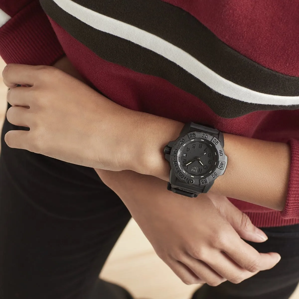 Luminox Navy Seal 3501 Blackout XS3501BOF detay görseli 4