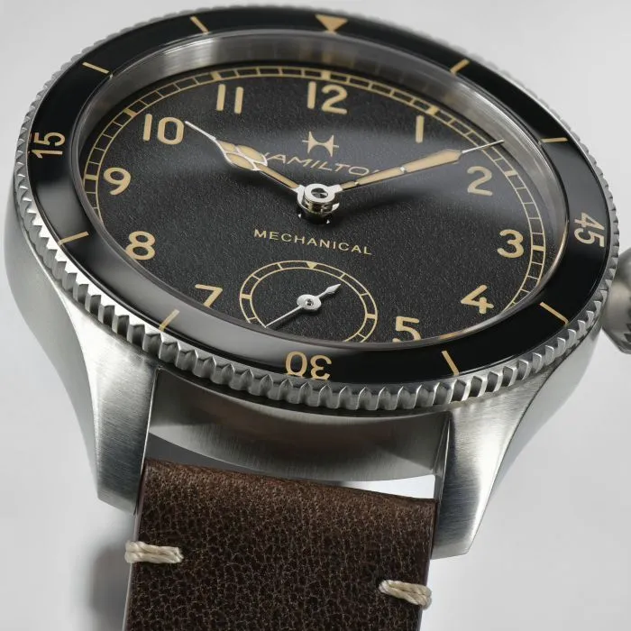 Hamilton Khaki Aviation Pilot Pioneer Mechanical Siyah H76719530 detay görseli 3