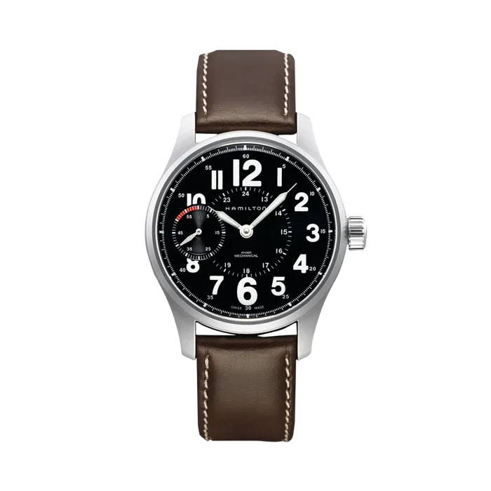 Hamilton Khaki Field Officer Mechanical Black H69619533