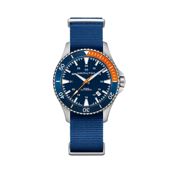 Hamilton Khaki Navy Scuba Auto Otomatik Mavi H82365941