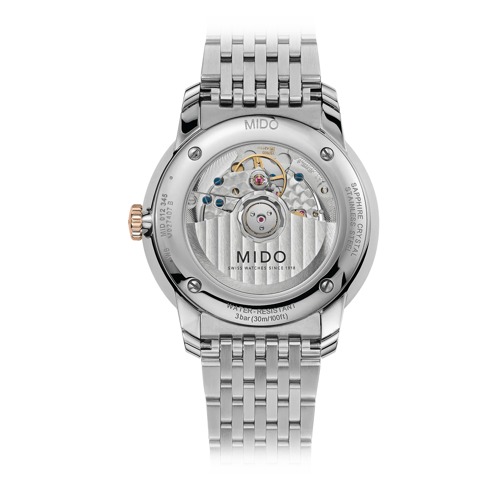 MIDO Baroncelli Heritage Otomatik Beyaz M0274072201100 detay görseli 1