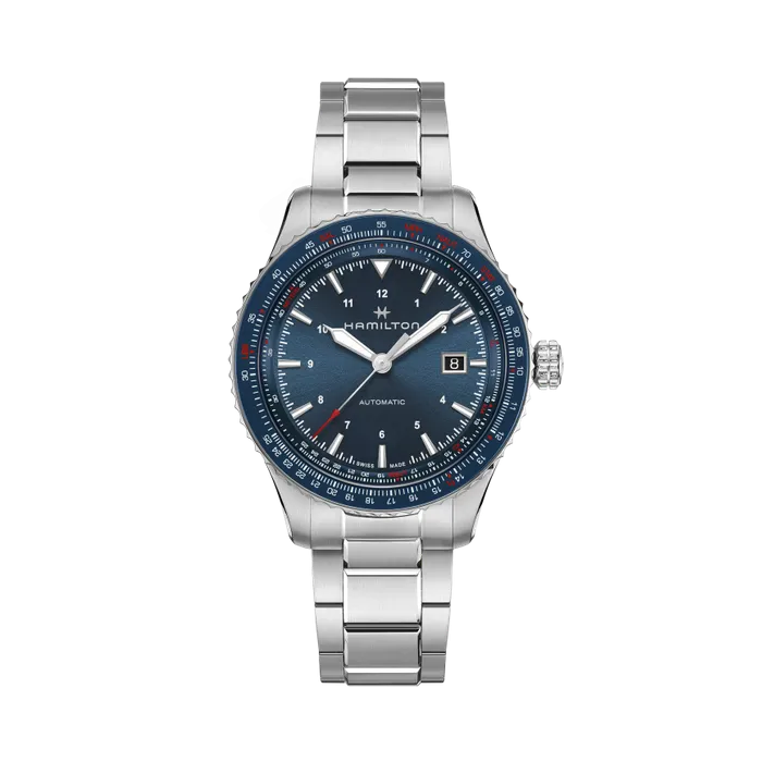 Hamilton Khaki Aviation Converter Auto Otomatik Mavi H76645140