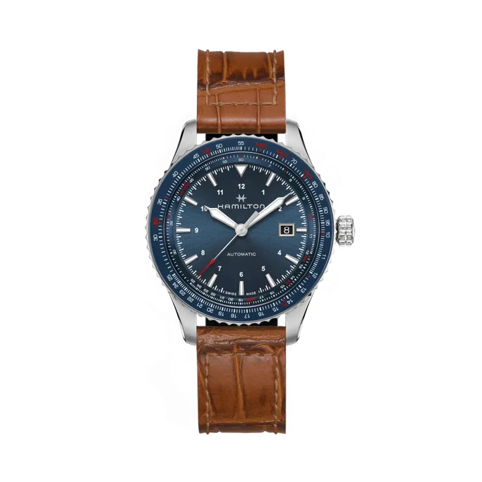 Hamilton Khaki Aviation Converter Auto Otomatik Mavi H76645540