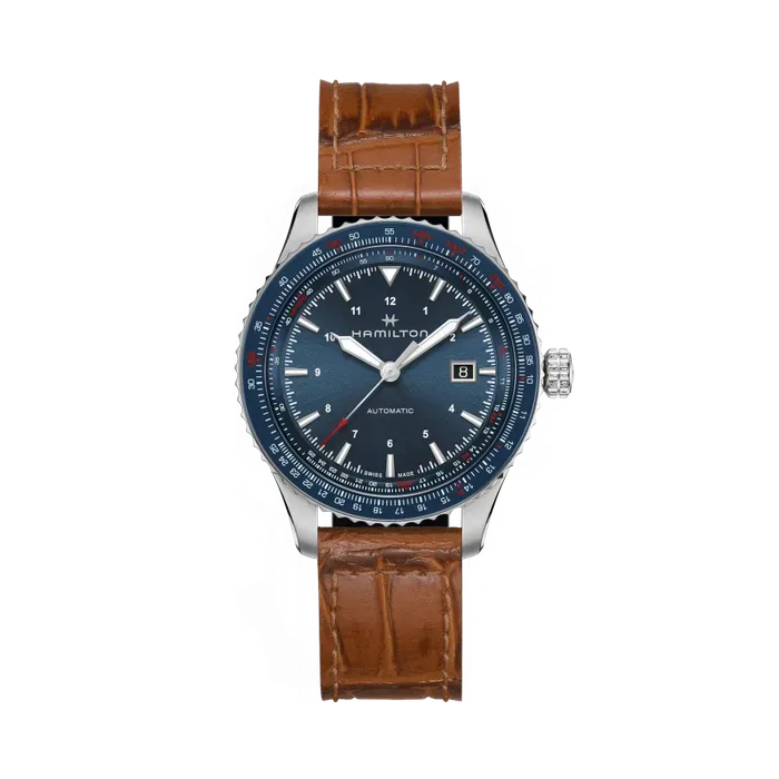 Hamilton Khaki Aviation Converter Auto Otomatik Mavi H76645540