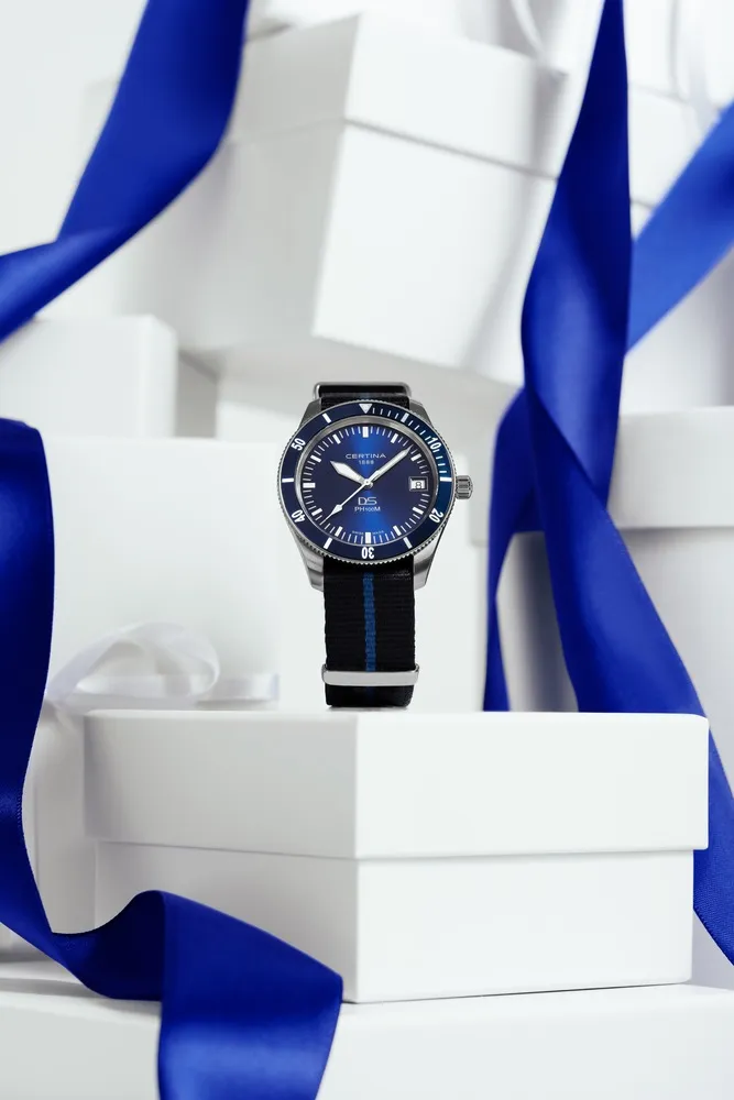 Certina DS PH100M Gent Blue C0444101804000 detay görseli 5