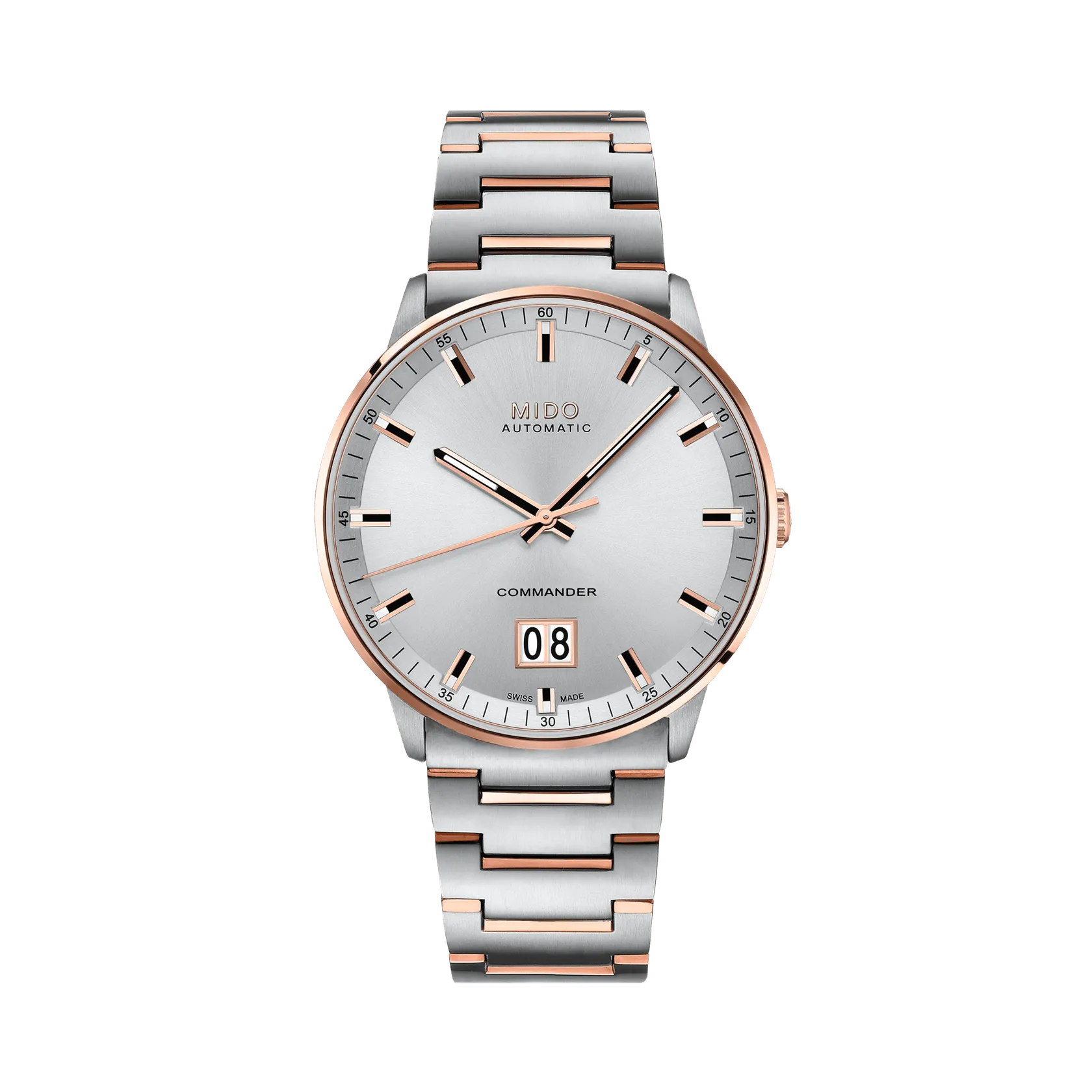 Mido Commander Big Date Otomatik Gümüş M0216262203100