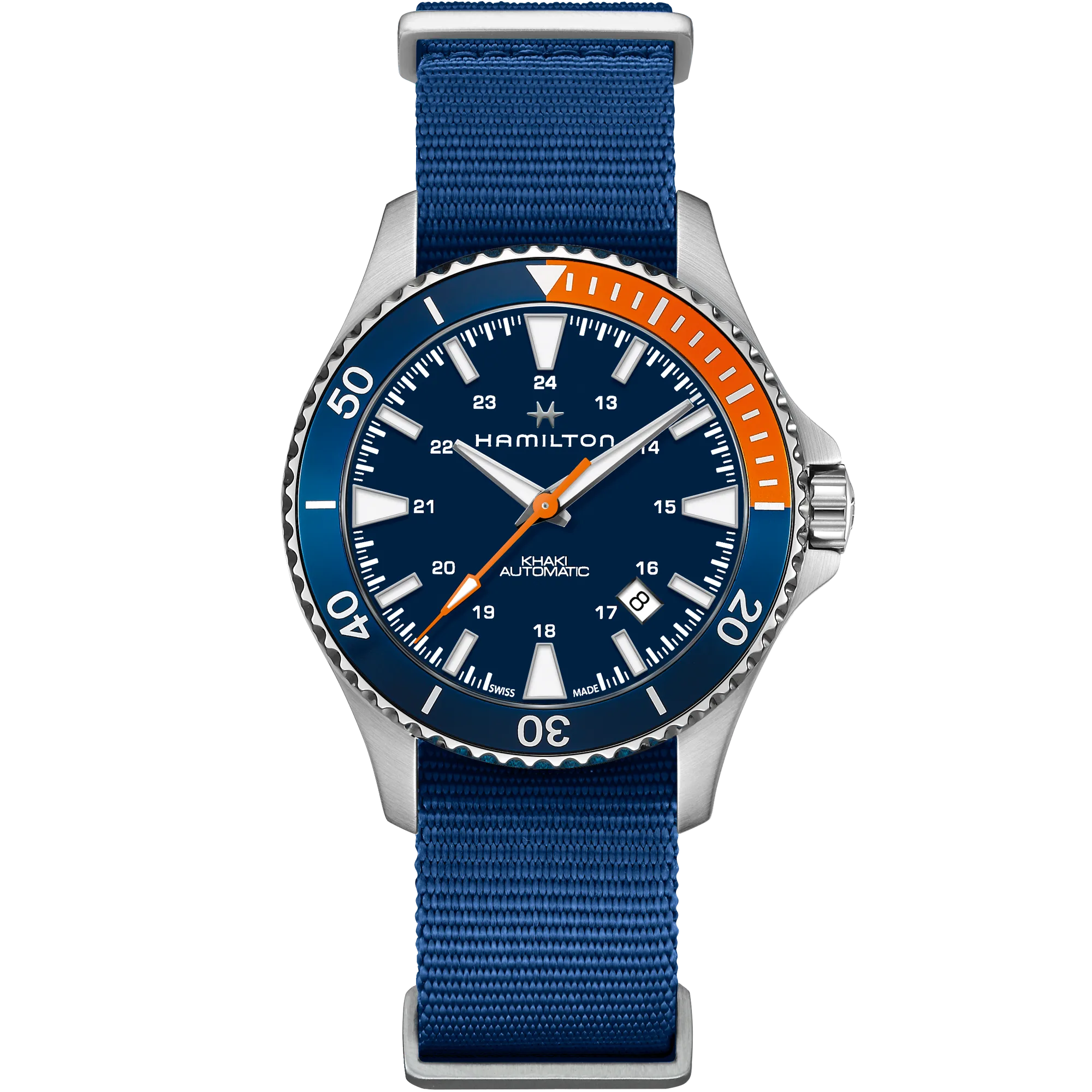 Hamilton Khaki Navy Scuba Auto Otomatik Mavi H82365941 detay görseli 1