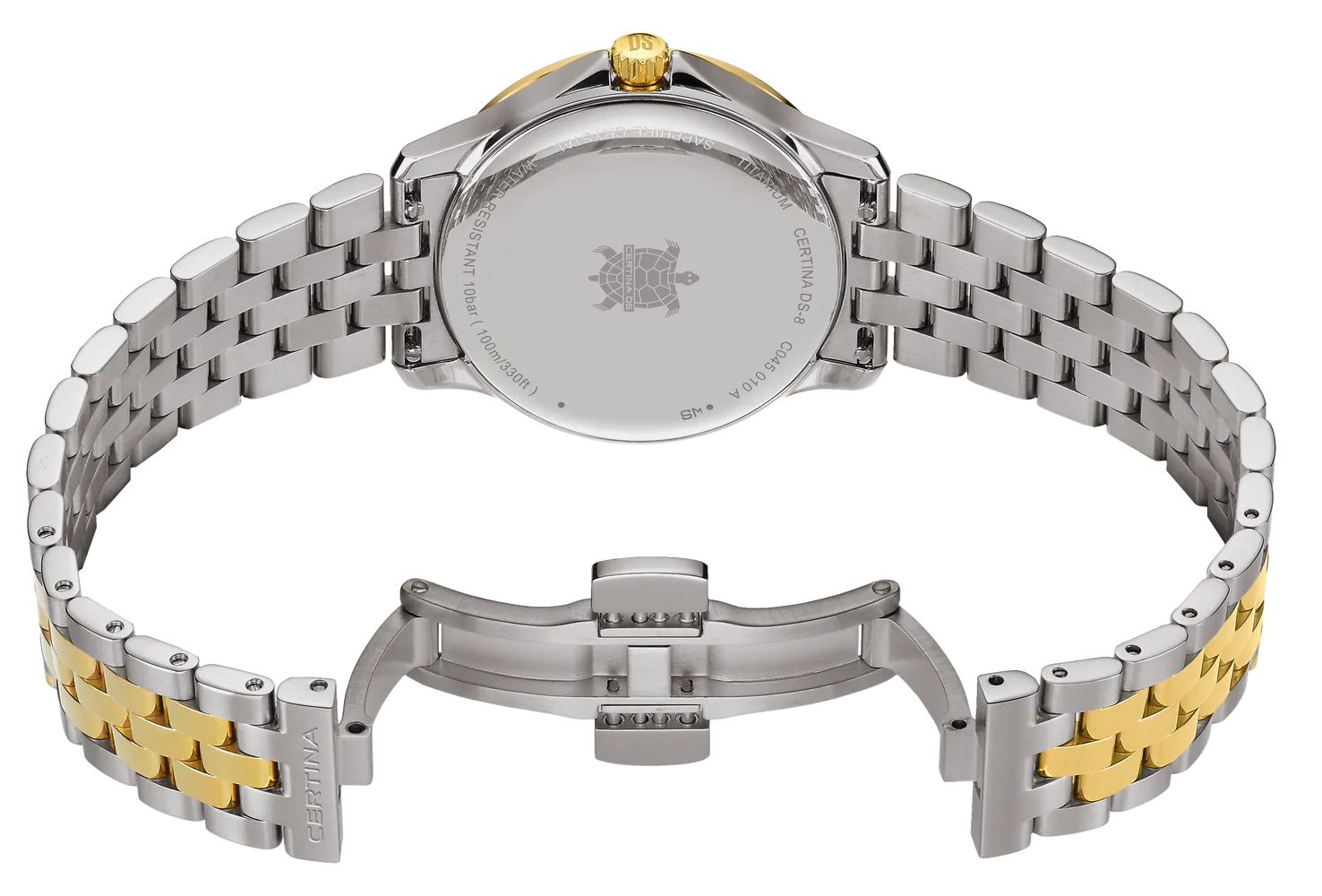 Certina DS-8 Lady 31mm Silver C0450105503100 detay görseli 2