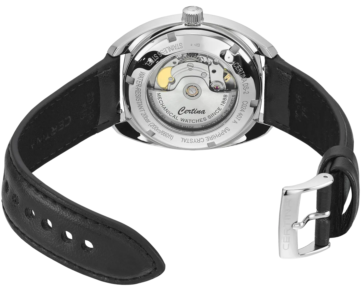 Certina DS-2 Otomatik Kırmızı C0244071742100 detay görseli 3