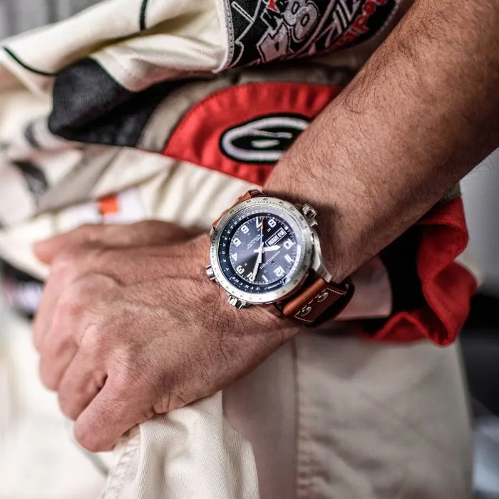 Hamilton Khaki Aviation X-Wind Day Date Auto Mavi H77765541 detay görseli 4