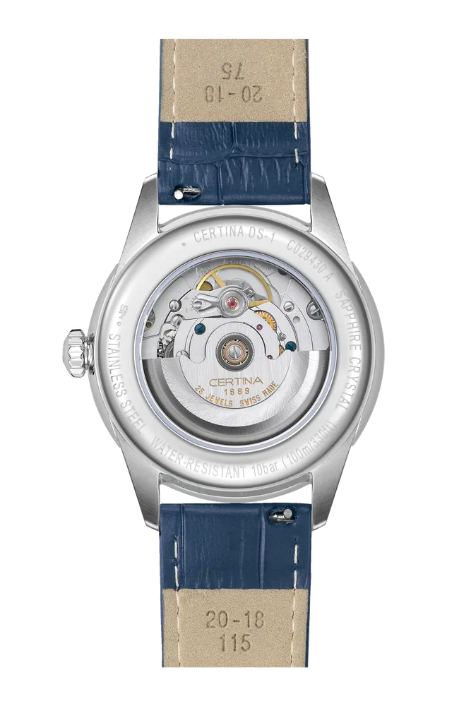Certina DS-1 Day Date Otomatik Beyaz C0294301601100 detay görseli 1