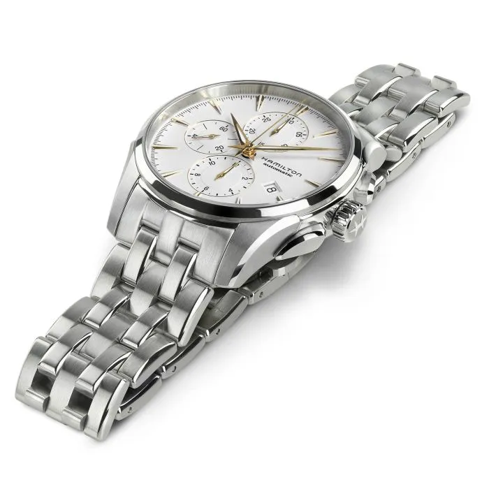 Hamilton Jazzmaster Auto Chrono Otomatik Beyaz H32586111 detay görseli 1
