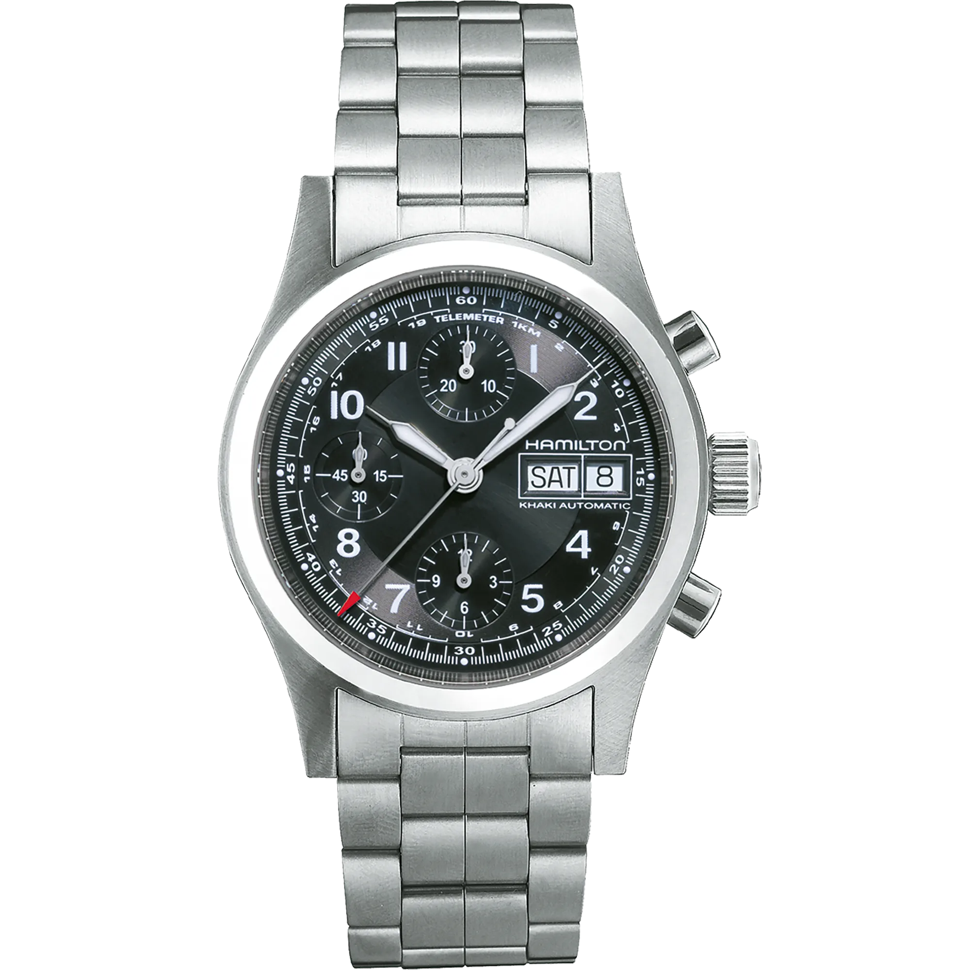 Hamilton Khaki Field Auto Chrono Siyah H71516137 detay görseli 1