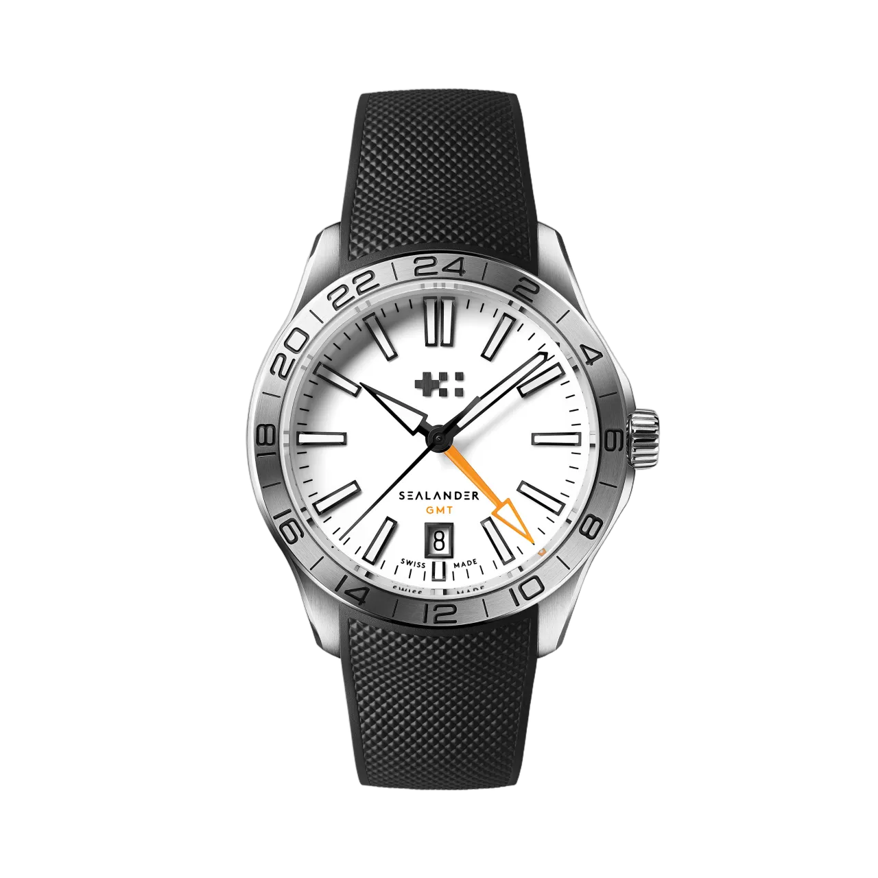 Christopher Ward C63 Sealander GMT Otomatik Beyaz C6339AGM4S00W0RK