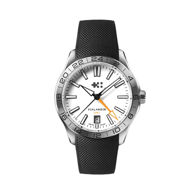Beğenmek için çift tıkla Christopher Ward C63 Sealander GMT Otomatik Beyaz C6339AGM4S00W0RK Görsel 1
