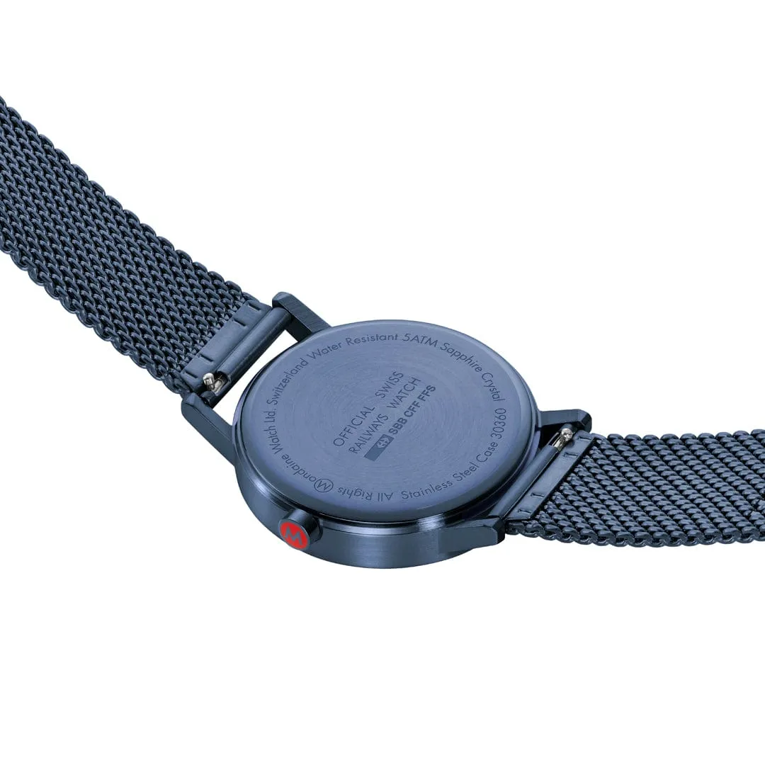 Mondaine Classic Mavi A660303601BSBM detay görseli 4