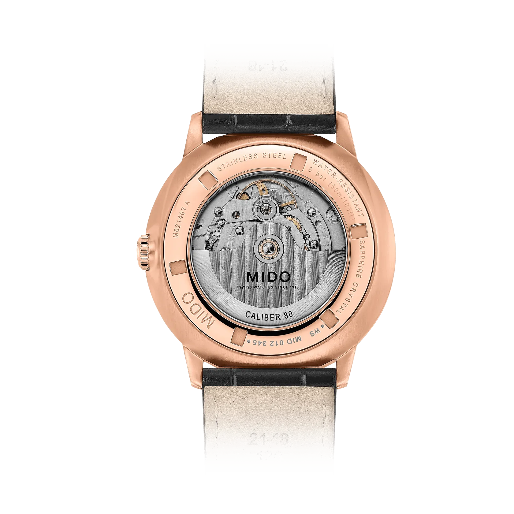 Mido Commander Gradient Otomatik Siyah M0214073641100 detay görseli 1